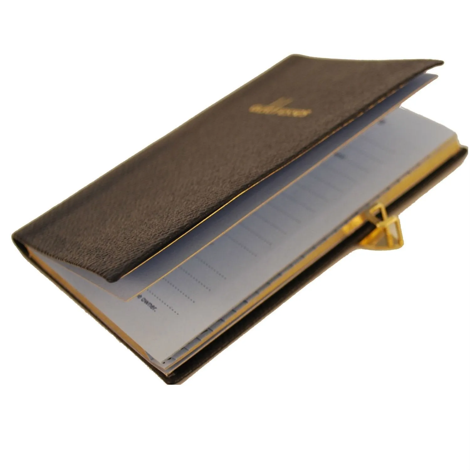 Address Book, 4 by 2.5 | Crossgrain | Pencil and Clasp | Charing Cross | A42LJC