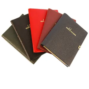 Address Book, 4 by 2.5 | Crossgrain | Pencil and Clasp | Charing Cross | A42LJC