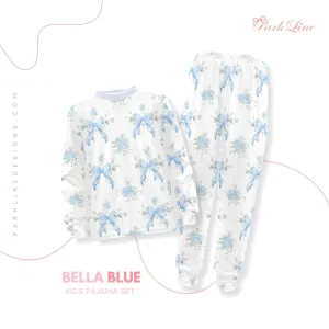 Bella Blue | Pajama Set for Girls  | Elegant & Comfortable Sleepwear for Kids