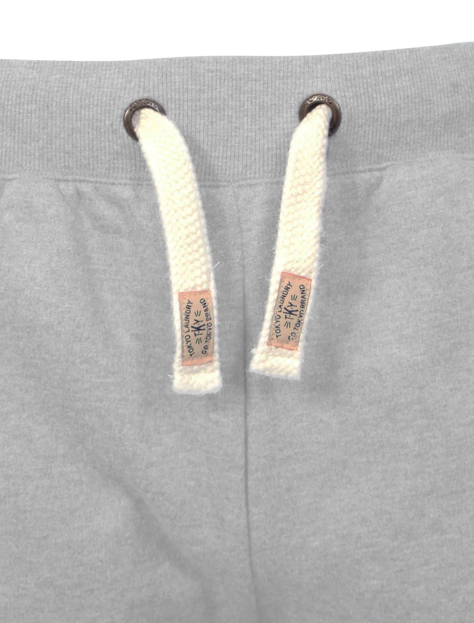 Berkeley Cove Sweat Shorts in Light Grey Marl - Tokyo Laundry