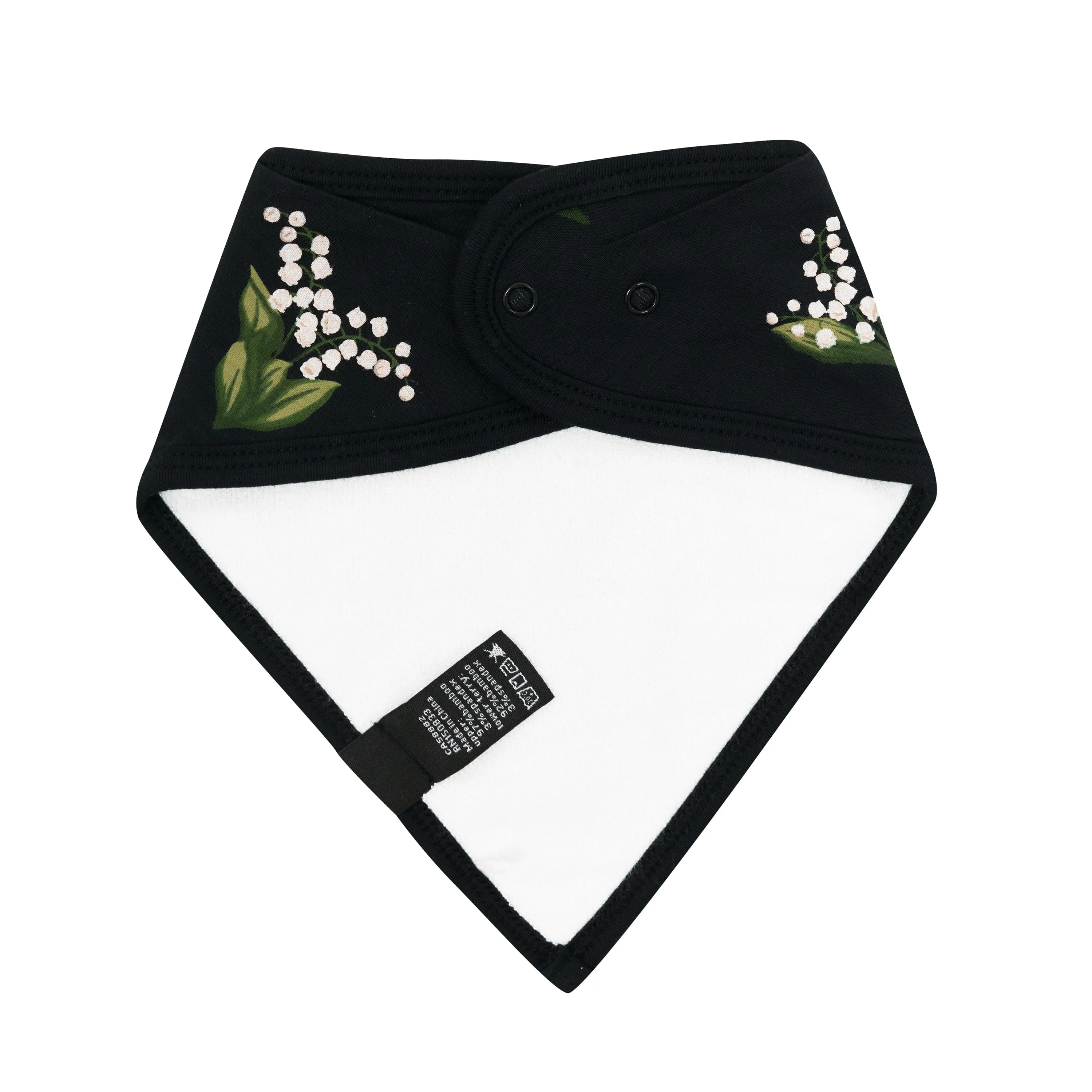 Bib in Midnight Lily