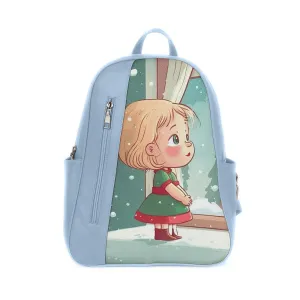 Blue Mixed Backpack Christmas Girl