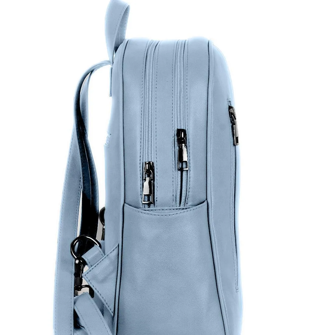 Blue Mixed Backpack Hoodie Time