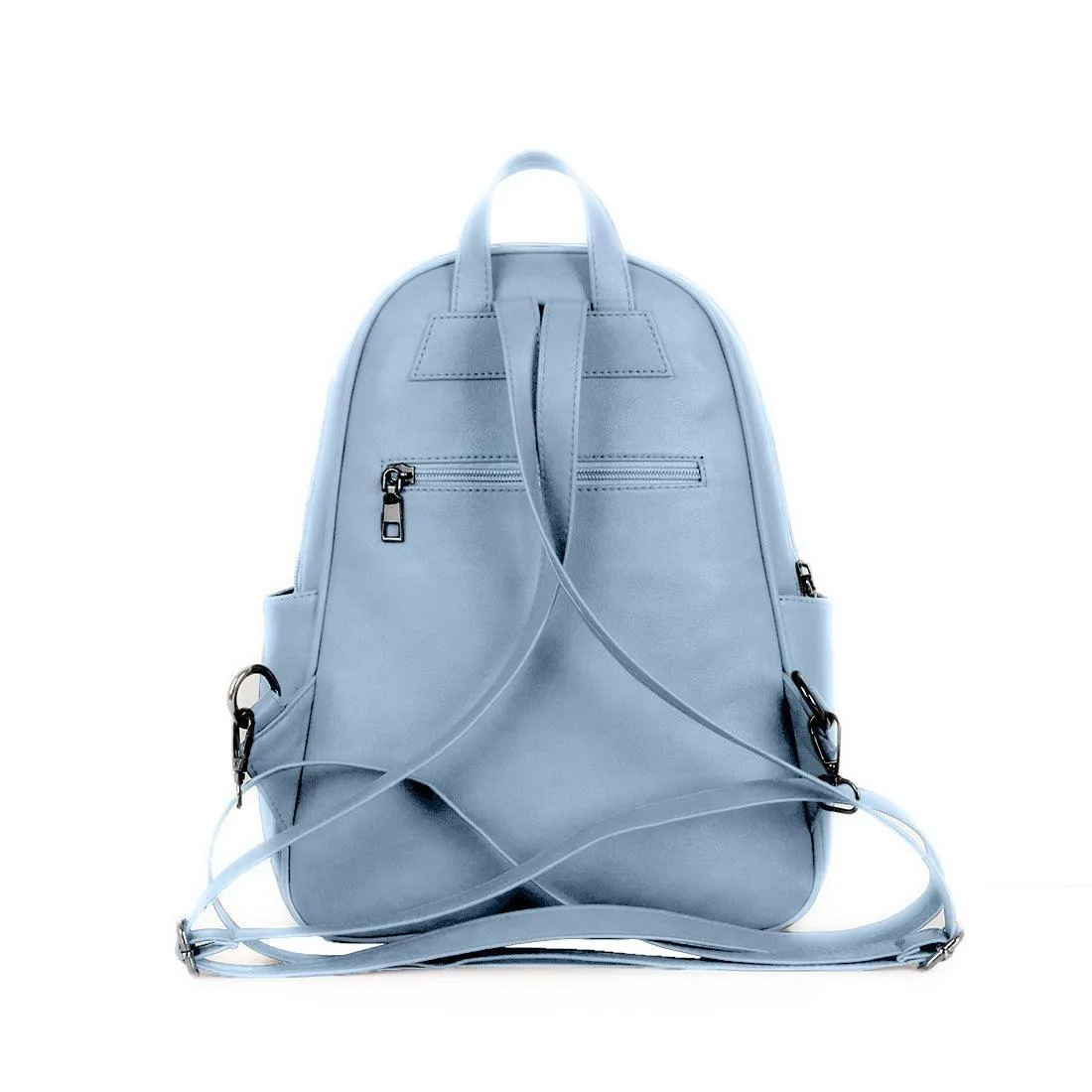 Blue Mixed Backpack Hoodie Time