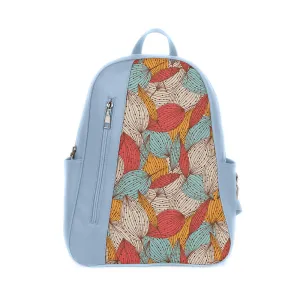 Blue Mixed Backpack Romantic autumn