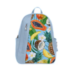 Blue Mixed Backpack Tropical