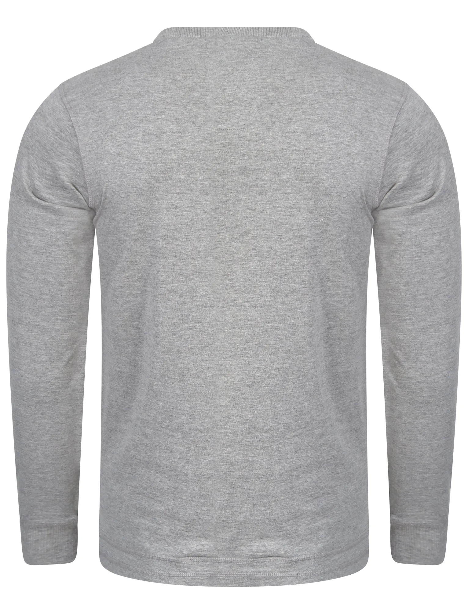 Brisk Applique Long Sleeve Top in Light Grey Marl - Tokyo Laundry