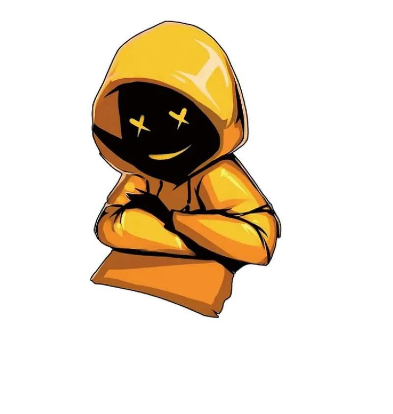 Casual Patch For Clothing Of Boy In Yellow Hoodie / Unisex Fashion Accessory