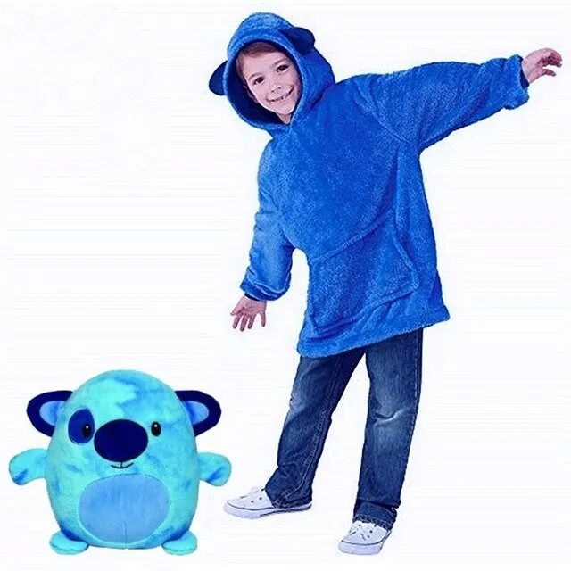 Convertible Plush Pet Hoodies - Ultra Warm and Cozy Animal Hoodie for Kids
