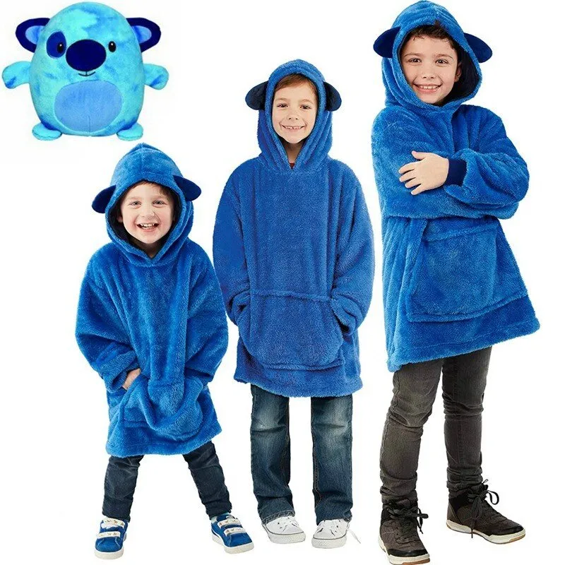 Convertible Plush Pet Hoodies - Ultra Warm and Cozy Animal Hoodie for Kids