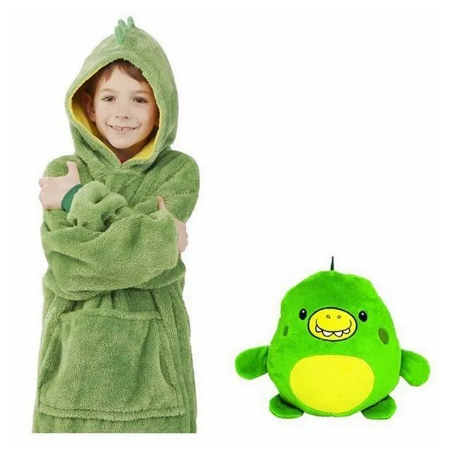 Convertible Plush Pet Hoodies - Ultra Warm and Cozy Animal Hoodie for Kids