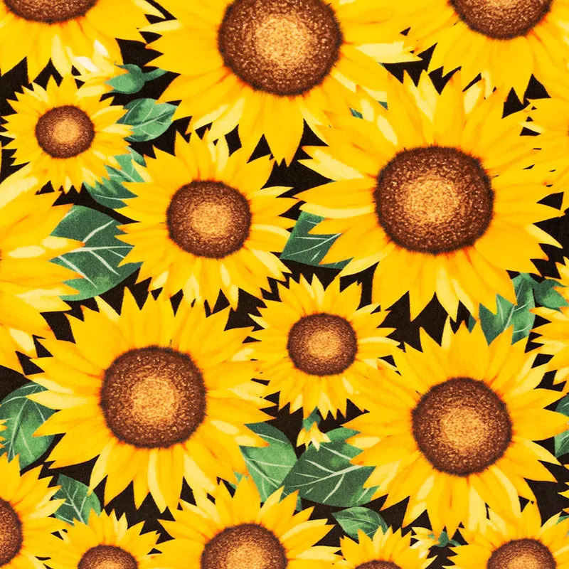 Cuddle® Prints - Sunflower Marigold Digitally Printed Minky Yardage