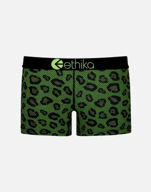 Ethika LEOPARD PRINT NEON BOY SHORTS