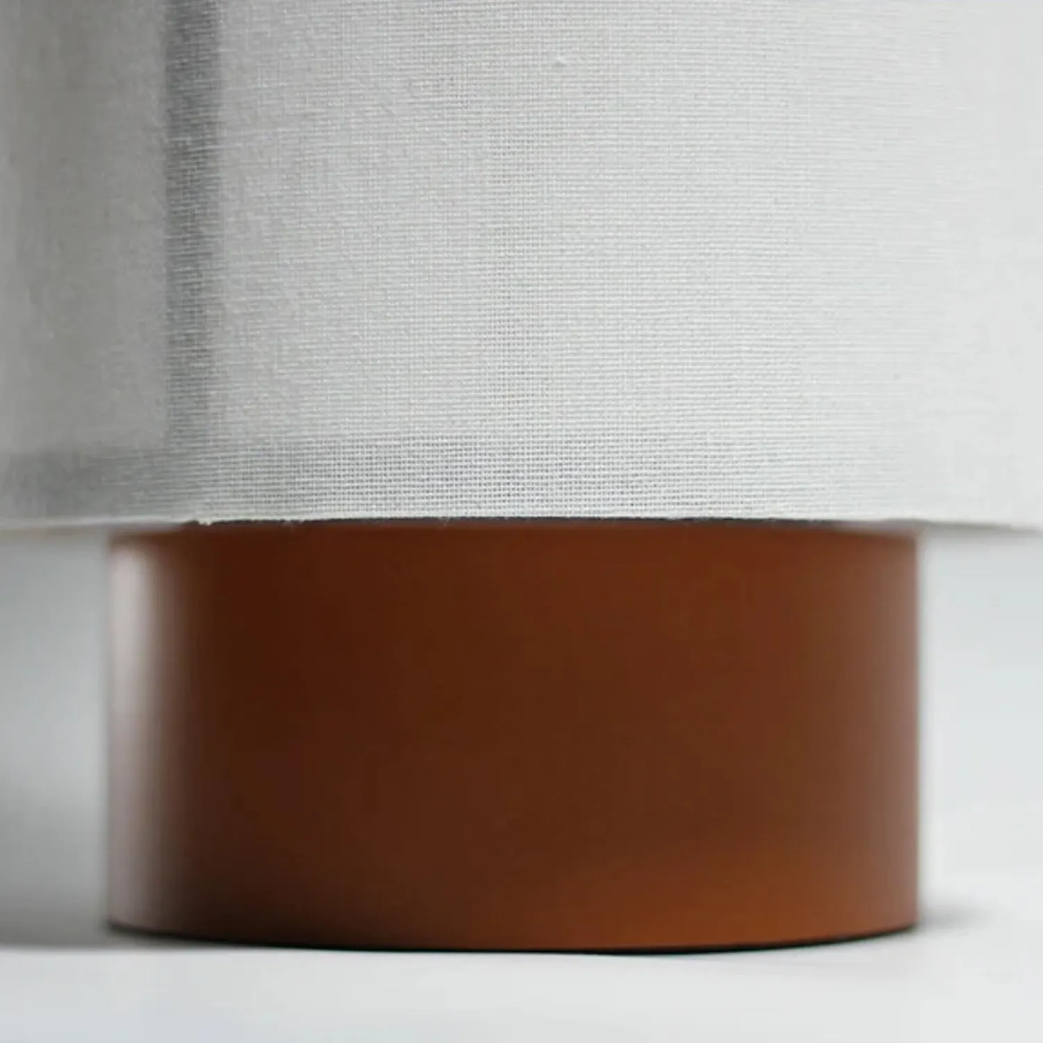 Evelyn Elegant, Metal Table Lamp - White, Linen Lamp, 510mm High, PL0269