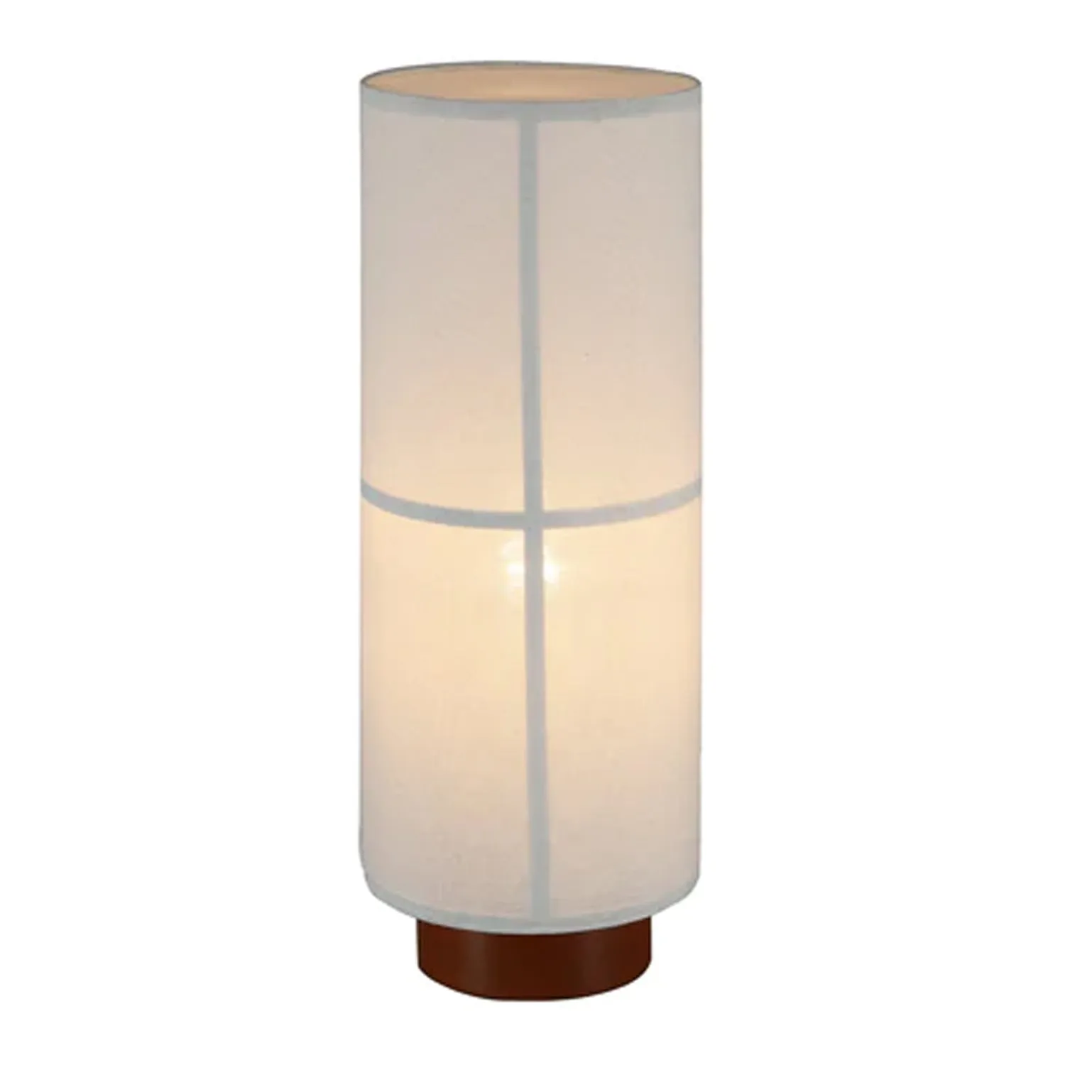 Evelyn Elegant, Metal Table Lamp - White, Linen Lamp, 510mm High, PL0269
