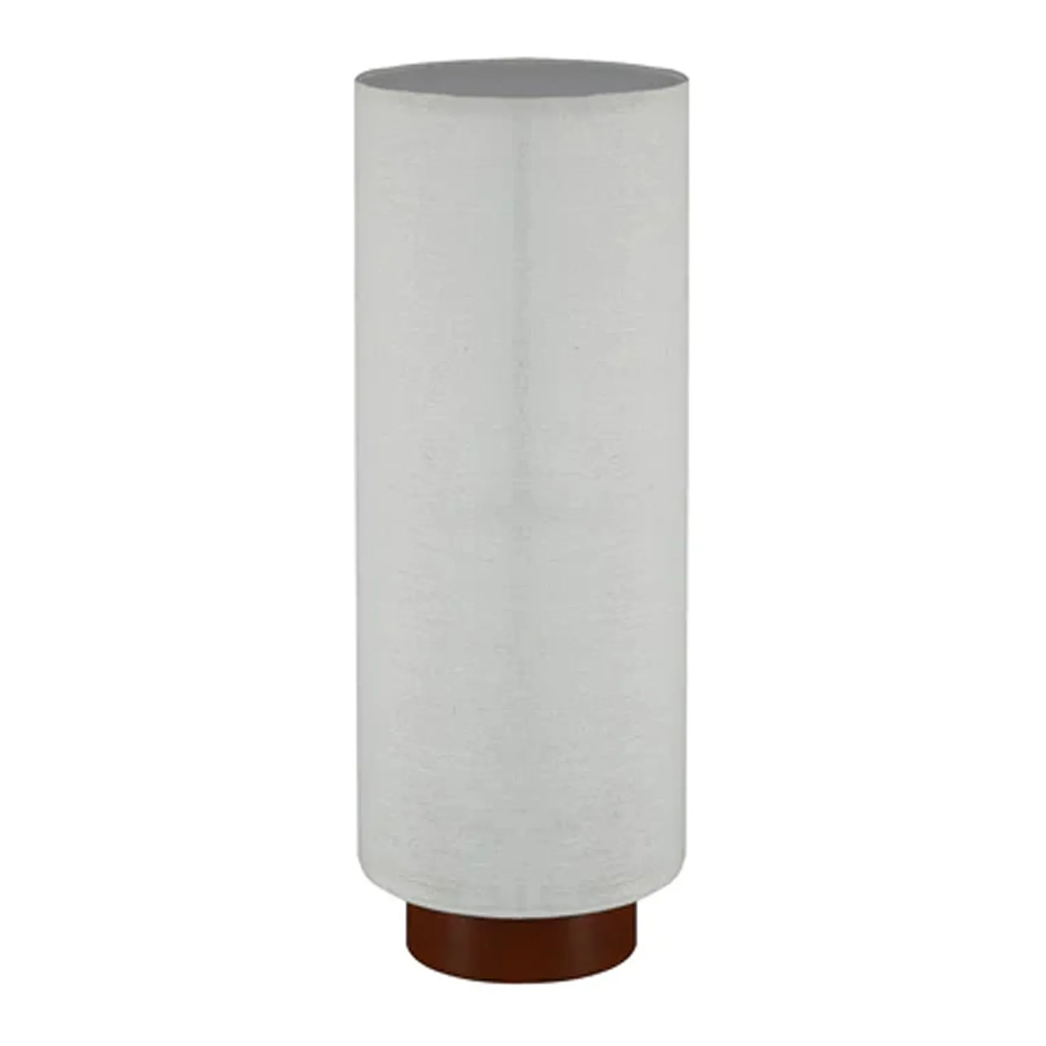 Evelyn Elegant, Metal Table Lamp - White, Linen Lamp, 510mm High, PL0269