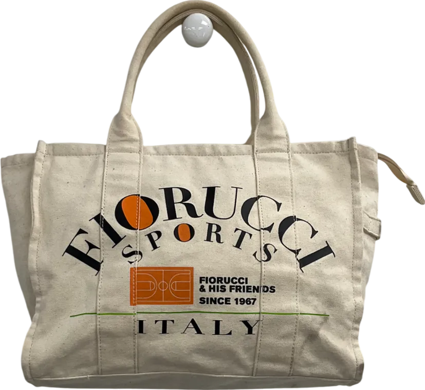 FIORUCCI Cream Canvas Tote One Size