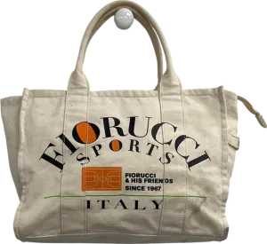 FIORUCCI Cream Canvas Tote One Size