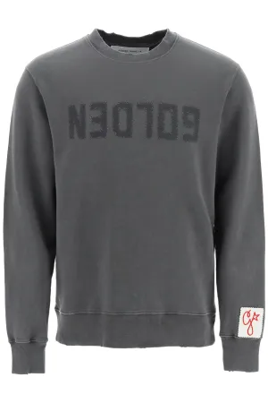 GOLDEN GOOSE reverse logo sweatshirt with