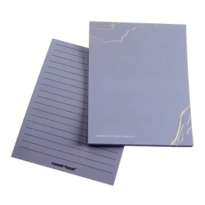 Gray Marble Custom Foil 4.25 x 5.5 Notecards