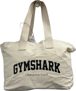 gymshark Cream Oversized Canvas Tote One Size
