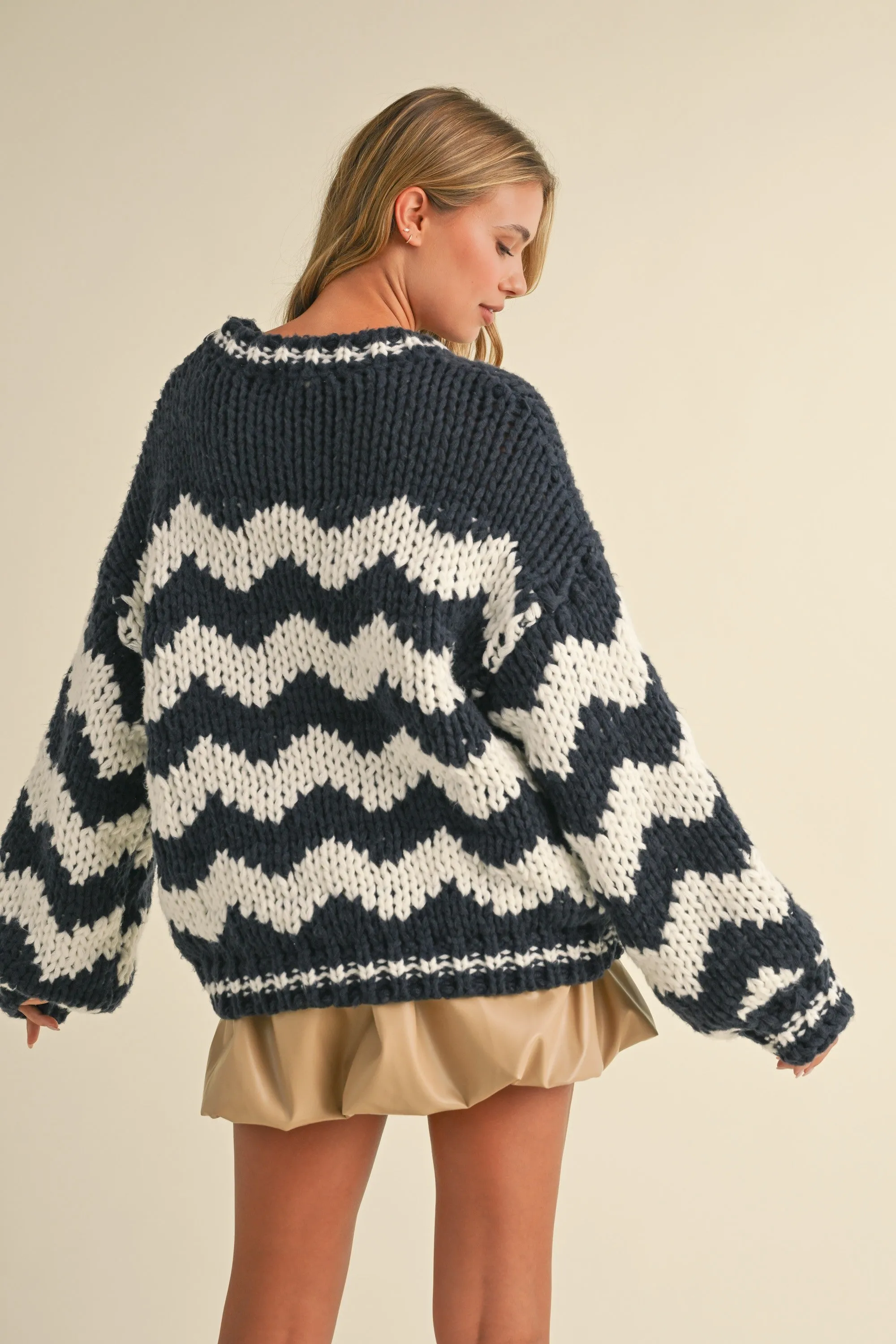 Henley Oversized Sweater