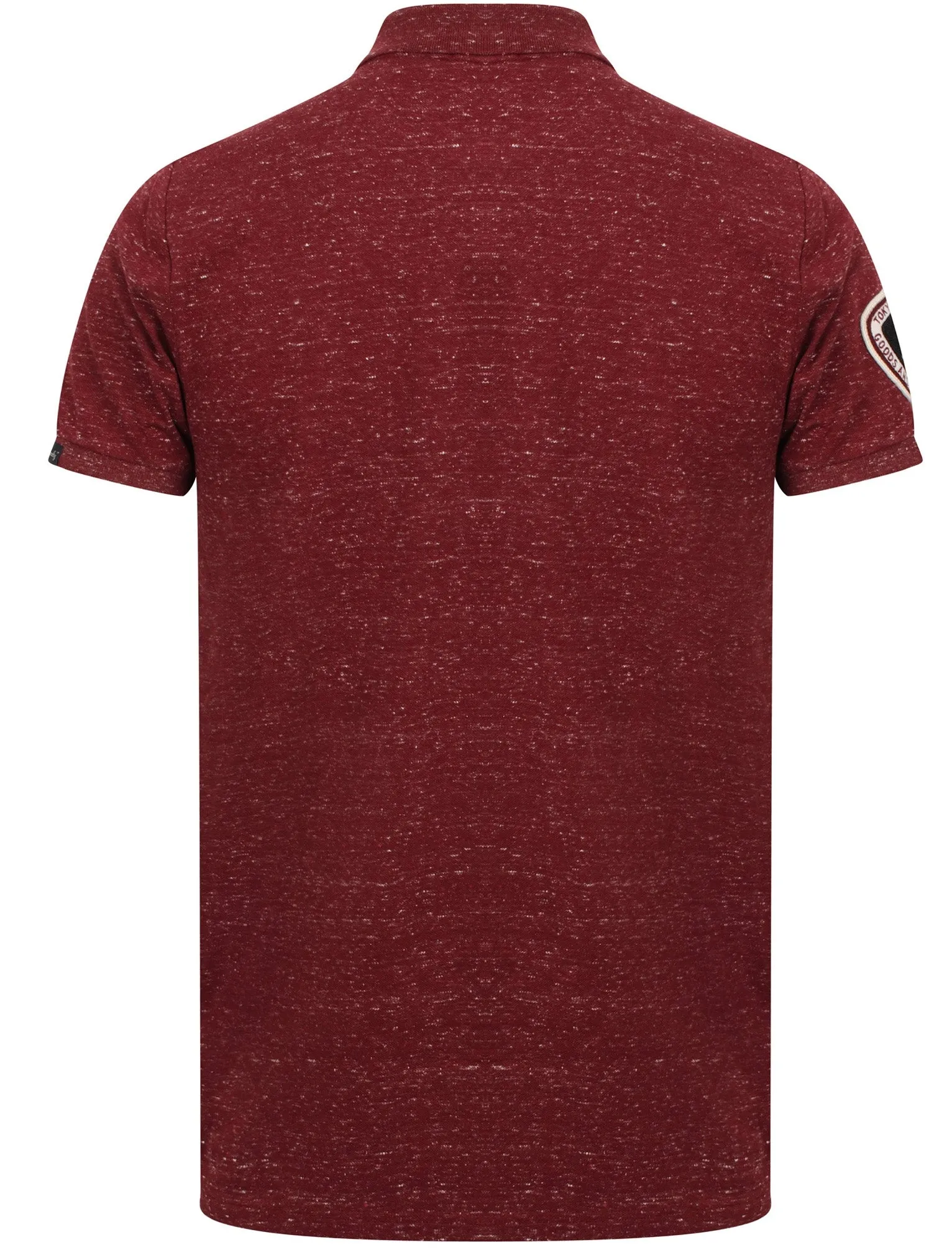 Hurstwood Neppy Pique Polo Shirt In Windsor Wine - Tokyo Laundry