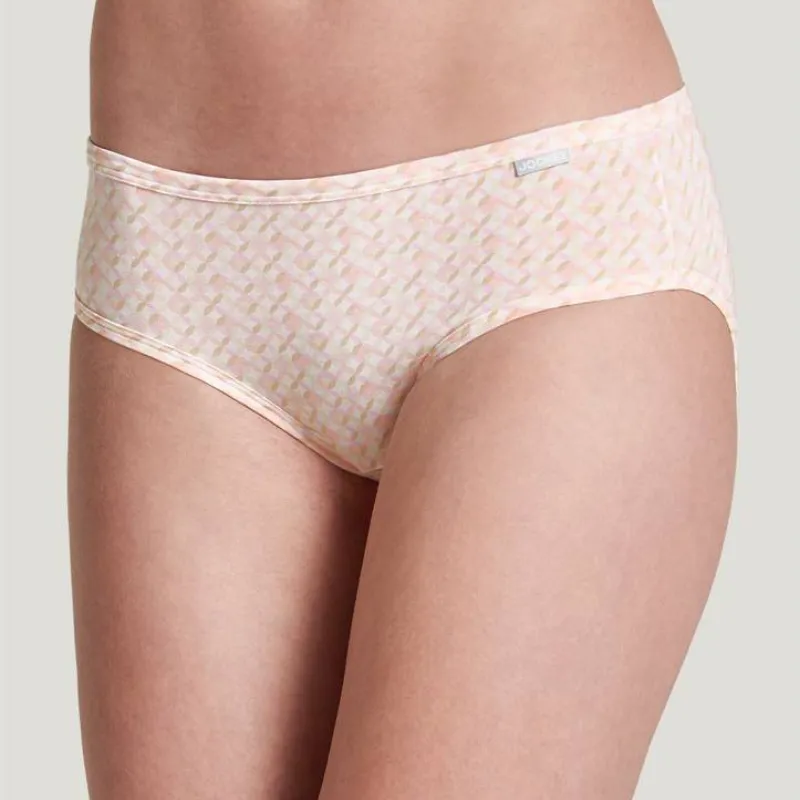 Jockey Supersoft Bikini 3 Pack Pastel Pinwheel / Sand / Frosty Pink