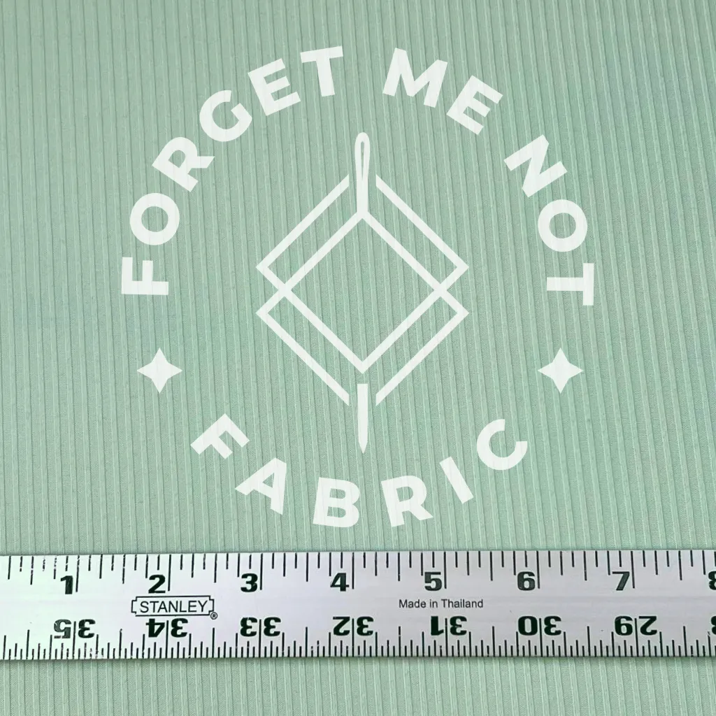 Mint Green, Yummy Rib Knit Fabric, Apparel Rib Knit Fabrics, Mint Green Knit Fabric 4:2