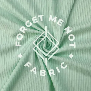 Mint Green, Yummy Rib Knit Fabric, Apparel Rib Knit Fabrics, Mint Green Knit Fabric 4:2