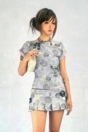 Mosaic Graphic T-Shirt