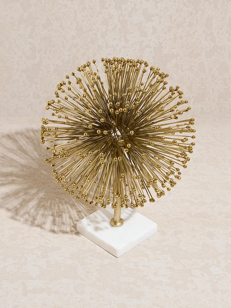 Westside Home Gold Wired Ball Decorative Object