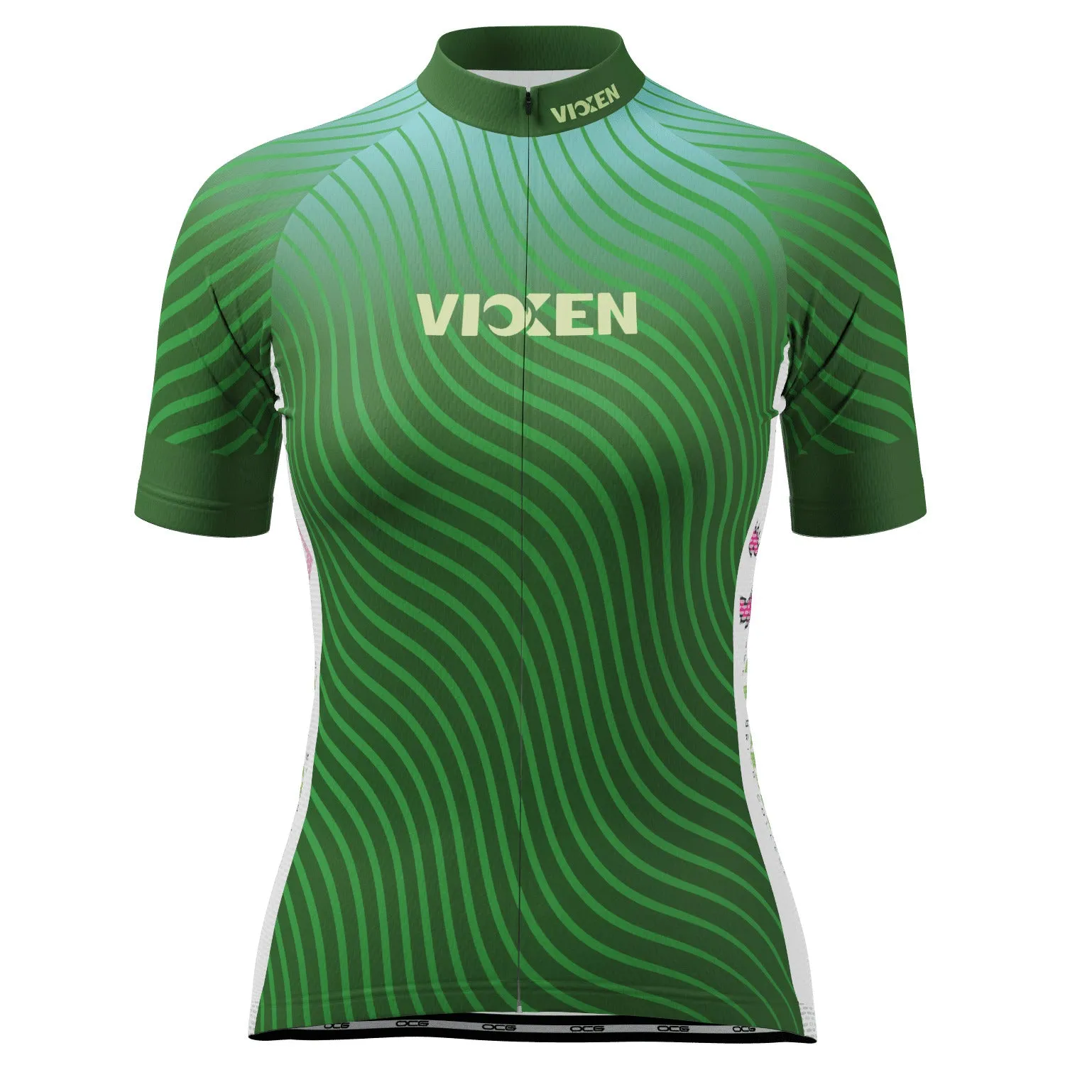 Women's Custom Vixen Sweet Briar Short Sleeve Cycling Jersey