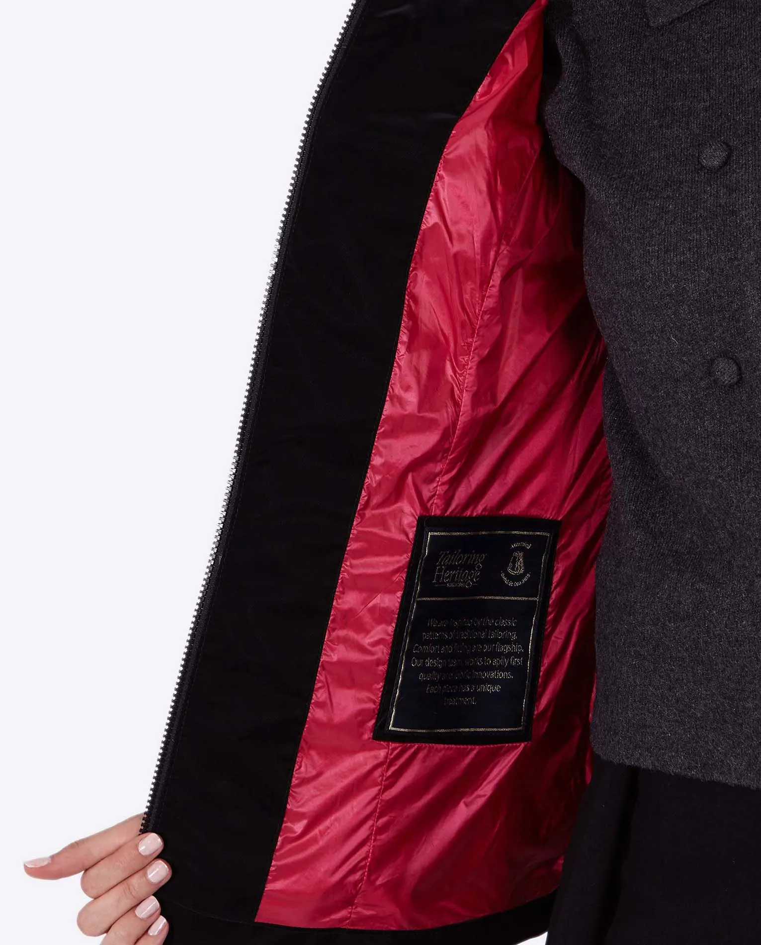 Women's down jacket LENA Negro Goma