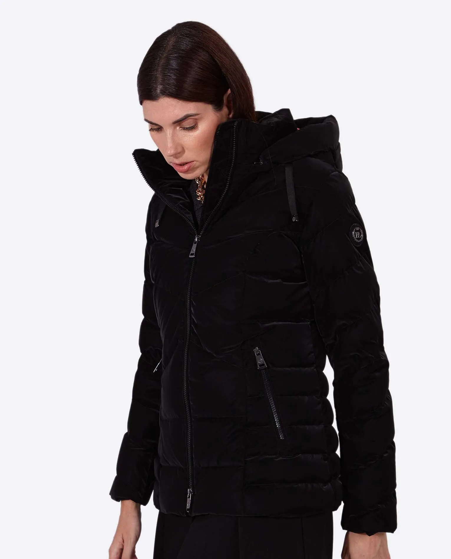 Women's down jacket LENA Negro Goma