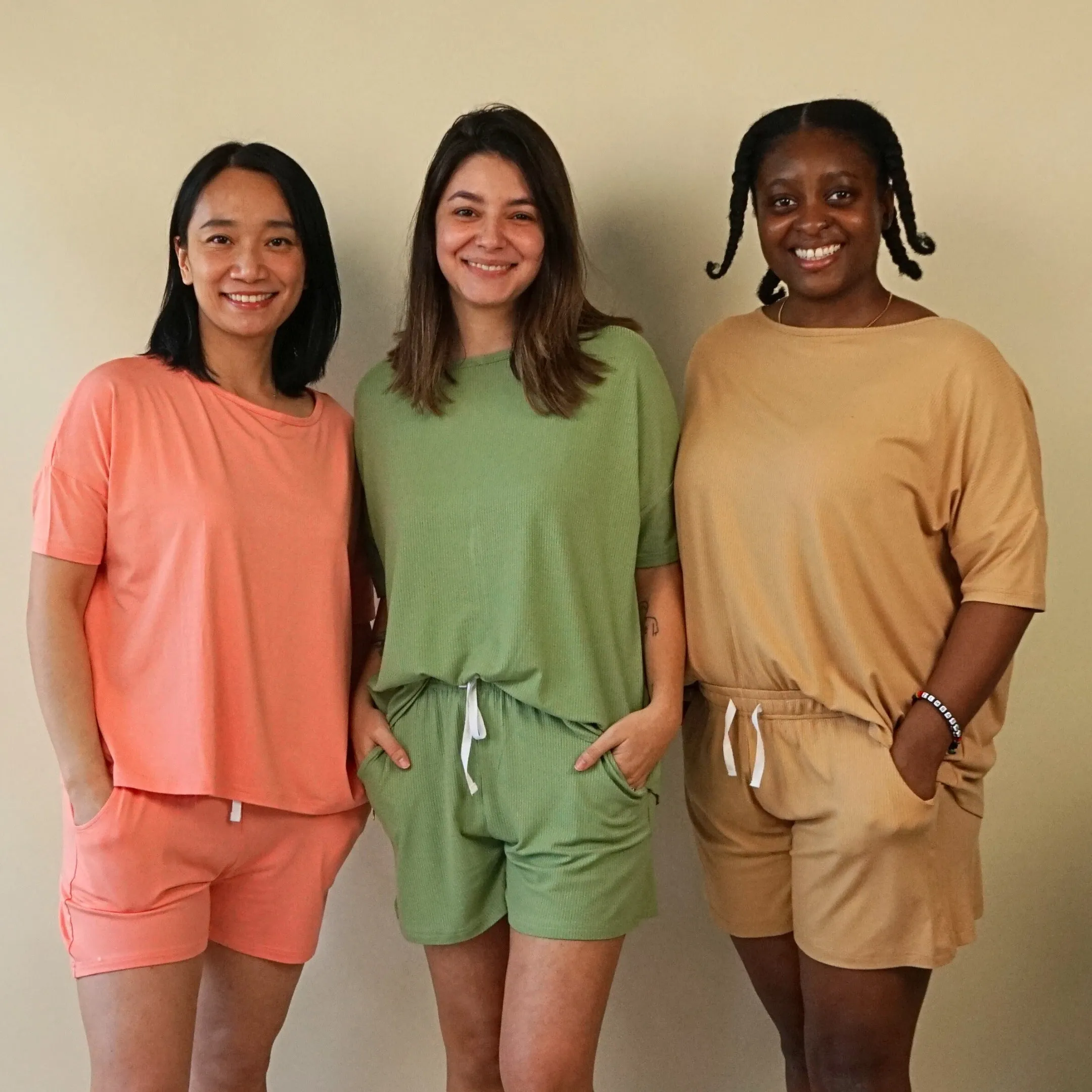 Women's Short Lounge Set  - Coral